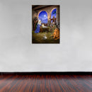 Cuadro Decorativo Religión, Nacimiento de Jesús en el portal