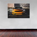 Cuadro Decorativo Cobra deportivo naranja