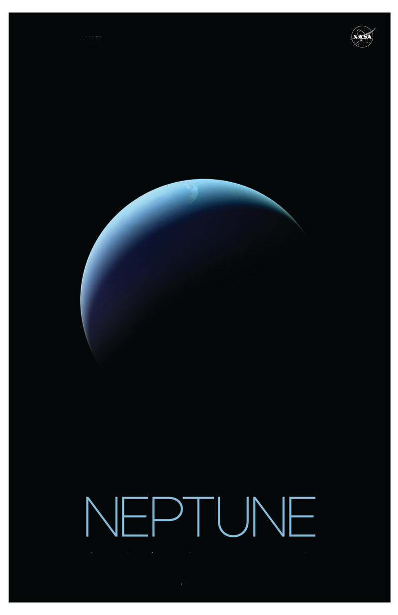 Cuadro Decorativo Espacial, planeta Neptuno