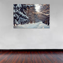 Cuadro Decorativo Invierno, un gran nevado