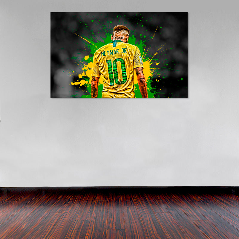 Cuadro Decorativo Deportes, Neymar dorsal 10