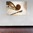 Cuadro Decorativo de Arte, notas musicales