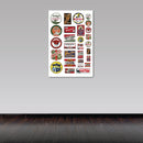 Cuadro Decorativo Marcas Vintage 7