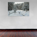 Cuadro Decorativo Invierno, paisaje invernal