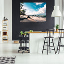 Cuadro Decorativo, paisaje amanecer en la playa