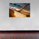 Cuadro Decorativo de Arte, paleta de pinturas