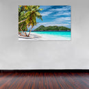 Cuadro Decorativo Playa, paraíso tropical caribe