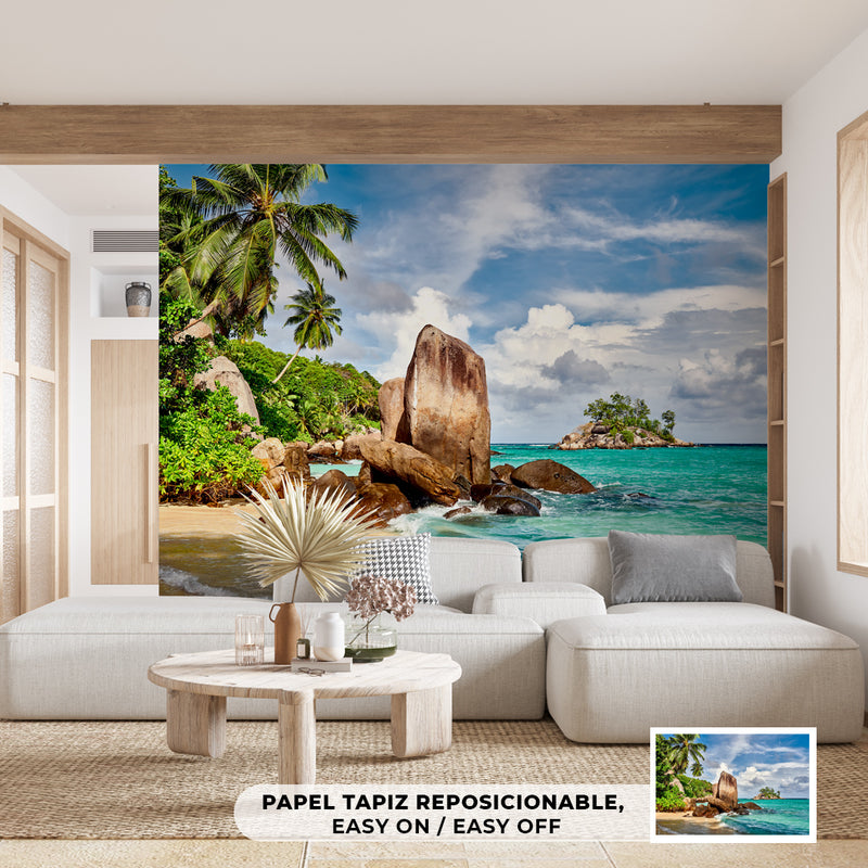 Cuadro Decorativo Playa, paraíso tropical