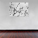 Cuadro Decorativo Blanco y negro, parvada de pájaros