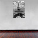 Cuadro Decorativo Blanco y negro, París Eiffel