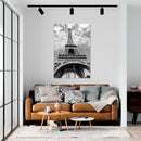 Cuadro Decorativo Blanco y negro, París Eiffel