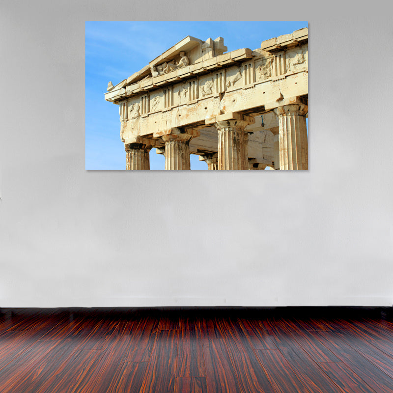 Cuadro Decorativo Arquitectura, Partenón Grecia, a detalle