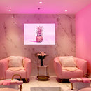 Cuadro Decorativo Pop Art, Piña rosa pop