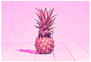 Cuadro Decorativo Pop Art, Piña rosa pop