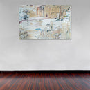 Cuadro Decorativo de Arte, pinceladas beige