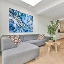 Cuadro Decorativo Invierno, vista aérea pinos