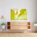 Cuadro Decorativo Abstracto, pinturas verdes