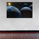 Cuadro Decorativo Espacial, Planetas del sistema solar