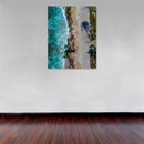 Cuadro Decorativo Playa rocas y tierra