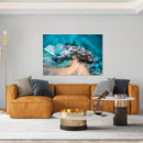 Cuadro Decorativo Mar, rocas y arena