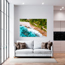 Cuadro Decorativo Playa tropical, vista aérea