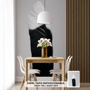 Decorativo blanco y negro, pluma de ave