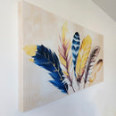 Cuadro Decorativo Abstracto, Plumas exóticas