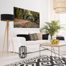 Cuadro Decorativo Otoño, puente en el río