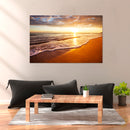 Cuadro Decorativo Playa, Puesta de sol