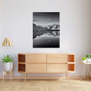 Cuadro Decorativo Blanco y negro, reflejo de la noche