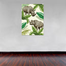 Cuadro Decorativo Infantil Rinoceronte selva