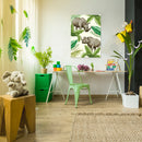 Cuadro Decorativo Infantil Rinoceronte selva