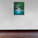 Cuadro Decorativo Bosques y Selvas, Río azul claro