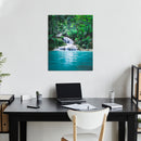 Cuadro Decorativo Bosques y Selvas, Río azul claro