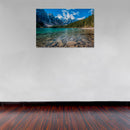 Cuadro Decorativo, Río y montañas del bosque