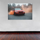 Cuadro Decorativo BMW cobre, derrapando