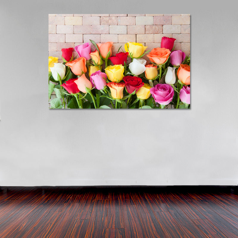 Cuadro Decorativo Floral, Rosas de colores