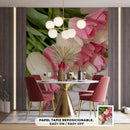 Cuadro Decorativo Floral Rosas blancas y rosadas