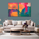 Cuadro Decorativo Abstracto, acuarelas