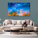 Cuadro Decorativo Abstracto, Paisaje azúl