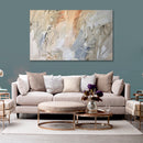 Cuadro Decorativo Abstracto, Pinceladas beige