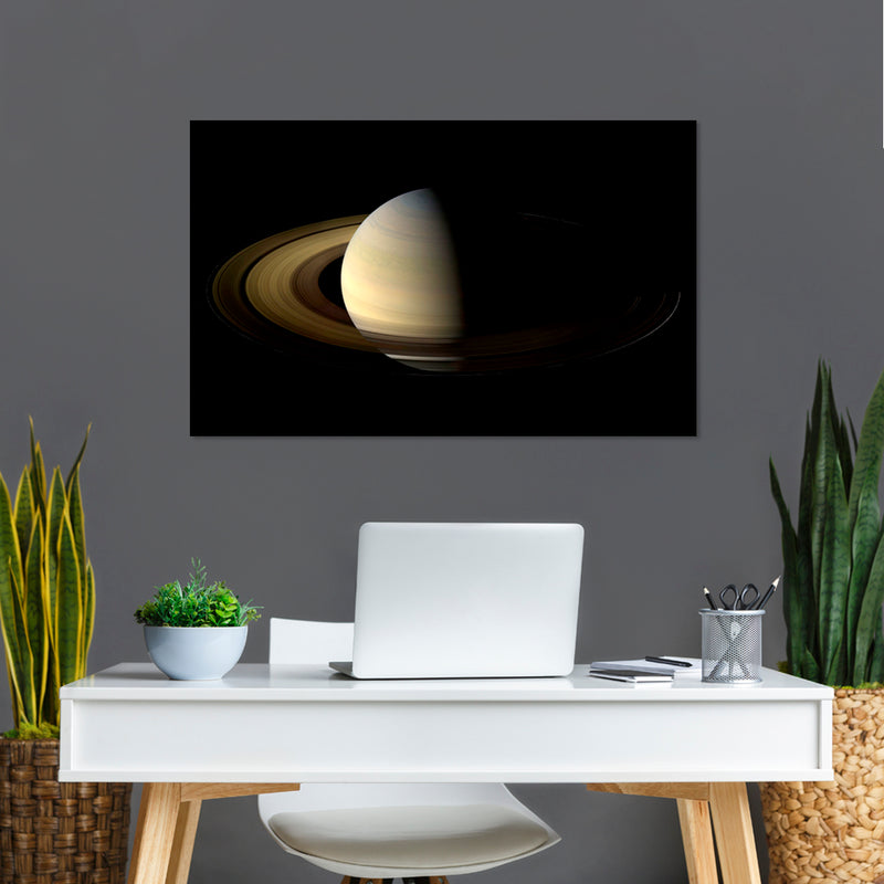 Cuadro Decorativo Espacial Saturno desde el espacio