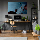 Cuadro Decorativo Espacial En el anillo de Saturno