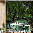 Cuadro Decorativo, Estanque cristalino en la selva