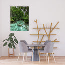 Cuadro Decorativo, Estanque cristalino en la selva