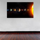 Cuadro Decorativo Espacial Sistema Solar