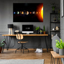 Cuadro Decorativo Espacial Sistema Solar