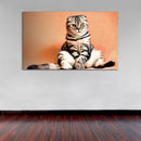 Cuadro Decorativo Gato Sentado