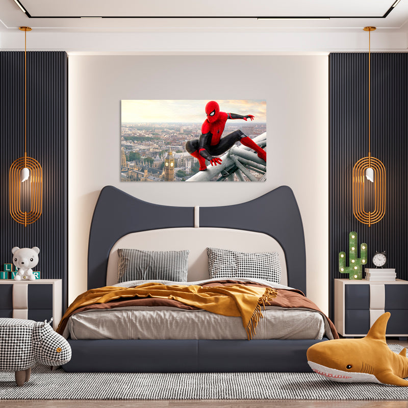 Cuadro Decorativo Infantil, Spiderman en Londres
