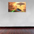 Cuadro Decorativo Película, Star Wars batalla
